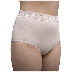 Santini Трусы кюлот Елена с высокой посадкой, размер 52, розовый