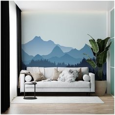 Фотообои Luxury Walls AM01403 "Горы и лес" 300х270