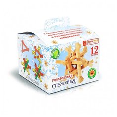 Головоломка Пелси Снежинка, 12 элементов И688 Теремок (Пелси)