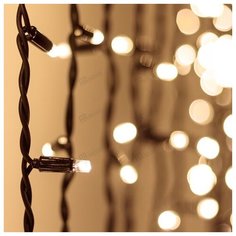 Светодиодная гирлянда ARD-CURTAIN-PRO-2000x3000-BLACK-760LED-FLASH WARM/WARM (230V, 70W) (Ardecoled, IP65) 026060 (Arlight)