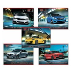 Альбом для рисования, А4, 24 листа, обложка офсет, HATBER VK, 205х290 мм, "Мотошоу", 24А4, А33067