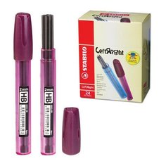 Грифели запасные STABILO, комплект 8 шт., "Left Right", HB, 2 мм, 6603/24-НВ