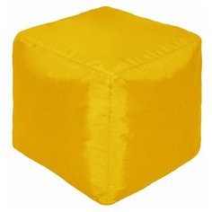 Банкетка Пазитифчик квадратная желтая (оксфорд) 40х40 см