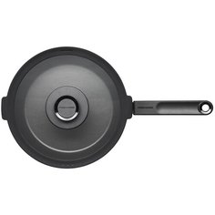 Сотейник Fiskars Functional Form 1026575 d26см с крышкой черный