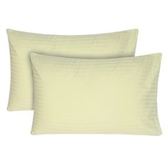 Комплект наволочек DREAM TIME PC-46, сатин, 40 х 60 см, 2 шт., желтый