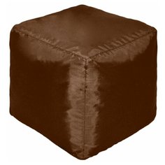 Банкетка Пазитифчик квадратная шоколадная (оксфорд) 40х40 см