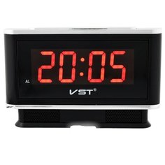 Часы электронные настольные VST-721, с красной подсветкой
