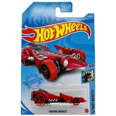 Hot Wheels Базовая машинка Preying Menace, красная