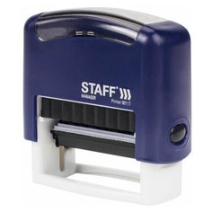 Штамп стандартный STAFF "оплачено", оттиск 38х14 мм, "Printer 9011T", 237421