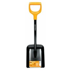 Лопата совковая FISKARS Solid, укороченная, D-образная ручка, высота 78 см, стальной черенок, 1026649
