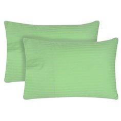 Комплект наволочек DREAM TIME PC-46, сатин, 40 х 60 см, 2 шт., зеленый