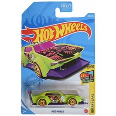 Hot Wheels Базовая машинка Mad Manga, зеленая