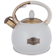 Чайник со свистком 3,0 л термоаккумулирующее дно, индукция Agness (937-837)