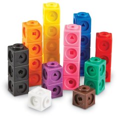 Игровой набор "Соединяющиеся кубики. Математические связи." (100 элементов) Learning Resources