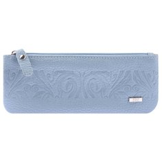 Ключник РИДЛ ЛАЗУРЬ Esse, кожа флотер голубой тиснение, 74966