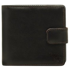 Портмоне мужское с клапаном Сахара 764 чёрный Dimanche