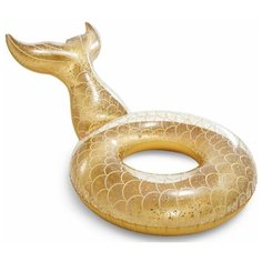 Надувной круг Русалочка Intex 56258 (147х107х79 см, от 9 лет)