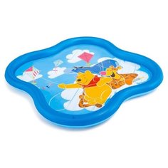 58433, Intex, Детский надувной бассейн 140х140х10см с фонтанчиками, 115 л., от 1 до 3 лет