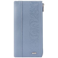 Кошелек дженифер лазурь Esse, флотер голубой/серо-голубой тиснение, 73998