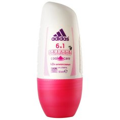 Adidas дезодорант-антиперспирант, ролик, Cool&Care 6 в 1, 50 мл, 55 г
