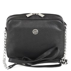 Клатч кожаный Афина, 129 чёрный Afina