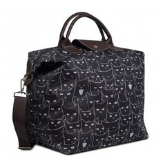 Дорожная сумка Antan, 2-313 коты ч/б antan/черный