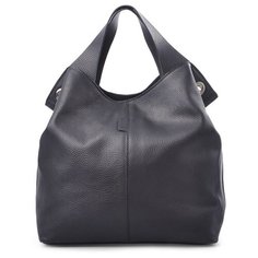 Сумка тоут Afina, натуральная кожа, синий