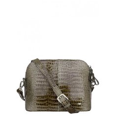 Сумка женская Esse, 76933 РЕБЕККА GREEN кожа саванна болотный