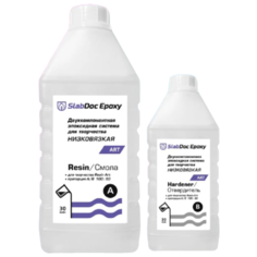 Набор SlabDoc Epoxy Art двухкомпонентная система для творчества низковязкая 30 минут (2 шт.) прозрачный