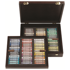 Royal Talens Набор пастели Rembrandt Профессиональный 90цв деревянный короб (ландшафт)