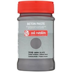 Паста для декорирования с эффектом бетона Art Creation 100мл цв.7510 темный сланец Royal Talens