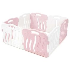 Манеж-ширма Ifam Shell белый/розовый