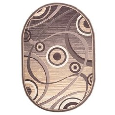 Ковер овальный сфера, размер 200х300 см, цвет серый 19/21, войлок 195г/м2 4969791 Нева Тафт