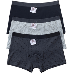 Набор мужских боксеров WEZEGE WZ03-4161, 3 шт. в коробке 3XL