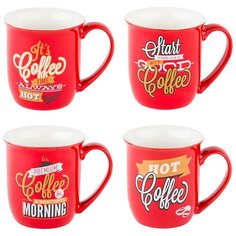 Набор кружек 4 шт. "Good morning", 260 мл., ENS Group, 1430021-Н4