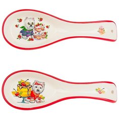 Набор подставок под ложку 2 шт. "Сладкие собачки", 22,5 см., Polystar Collection, SL2520676-Н2-5