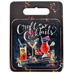 Подставка под горячее с пробкой "Cocktails", 15х20 см., Nouvelle, 4730193-1