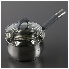 Ковш Катунь "Ирида", 1,9 л, d 16 см, капсульное дно, стеклянная крышка Katun