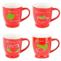 Набор кружек 4 шт. "Green tea", 230 мл., ENS Group, 1430029-Н4