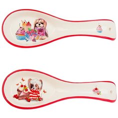 Набор подставок под ложку 2 шт. "Сладкие собачки", 22,5 см., Polystar Collection, SL2520676-Н2-2