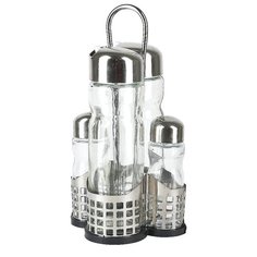 Набор для специй с бутылками для масла и уксуса, ENS Group, 5380021-1