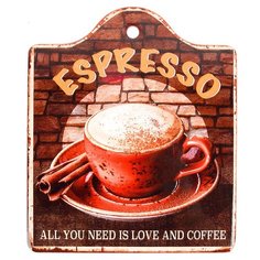 Подставка под горячее с пробкой "Coffee", 16х19 см., Nouvelle, 4730202-4