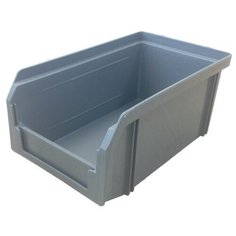 Ящик Стелла V-1 17.1x10.2x7.5 см серый Stella