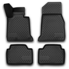 Коврики 3D в салон BMW 1-er (f20), 2011->, 4 шт. (полиуретан) Element