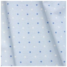 Многоразовые пеленки UNDER the BLANKET фланель 115х115 см голубые горошки 1 шт.