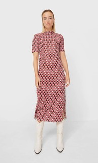 Stradivarius Платье-Туника В Стиле Ретро Multicolor L