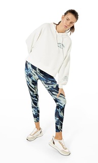 Stradivarius Спортивная Толстовка С Вышивкой Цвет Небеленого Полотна Xs