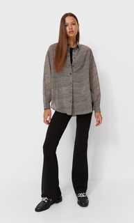 Stradivarius Рубашка Свободного Кроя Multicolor L
