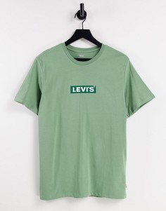 Футболка с графическим принтом Levis-Зеленый цвет Levis®