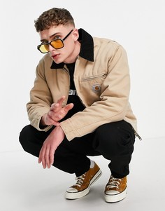 Бежевая куртка Carhartt WIP OG Detroit-Коричневый цвет